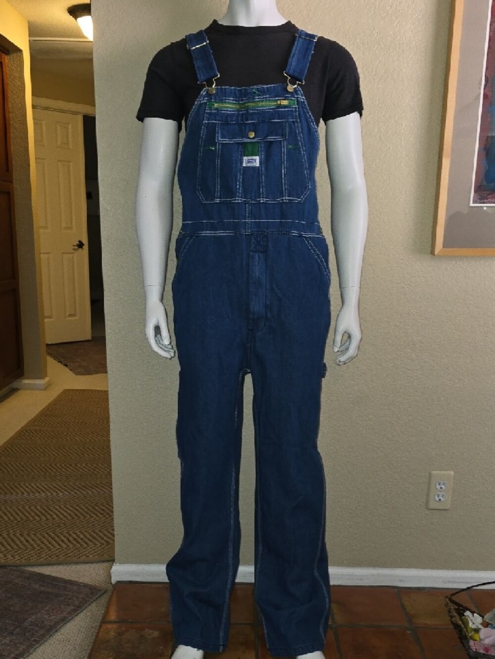 LIBERTY OVERALLS Men's Blue Denim - W 36 x L 32 NWOT